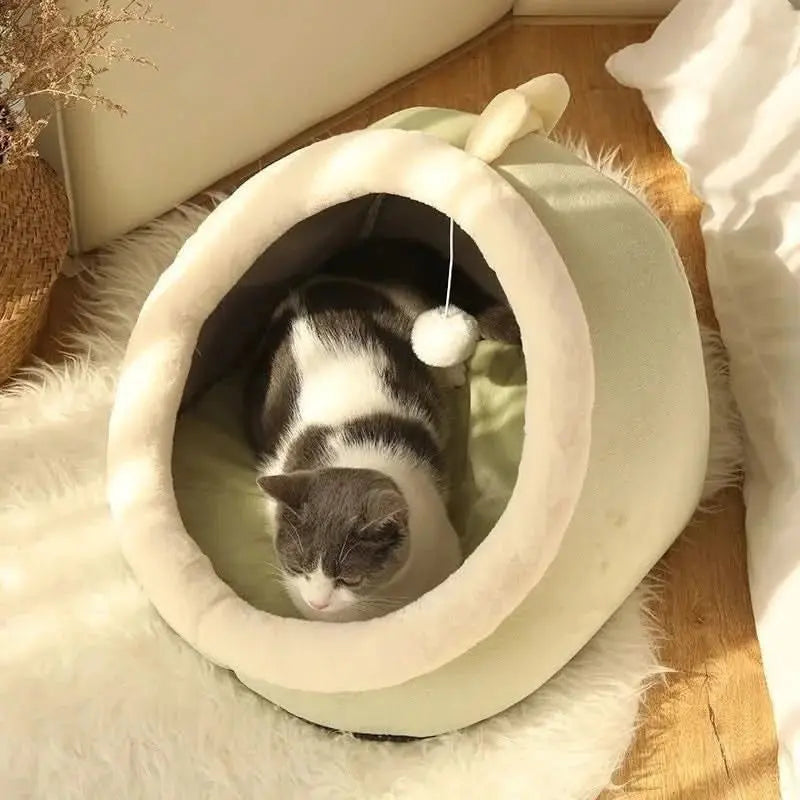 Cozy Cat Nook Semi-Enclosed House