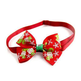 Festive Pet Bowtie Collar