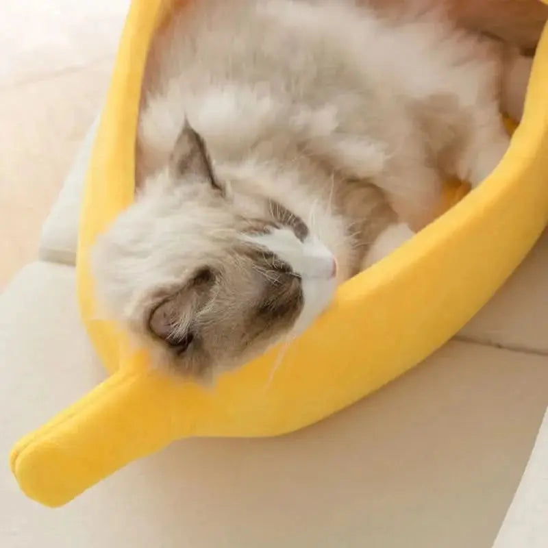 Eco-Friendly Banana Pet Bed