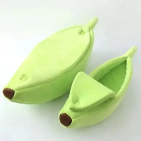 Eco-Friendly Banana Pet Bed