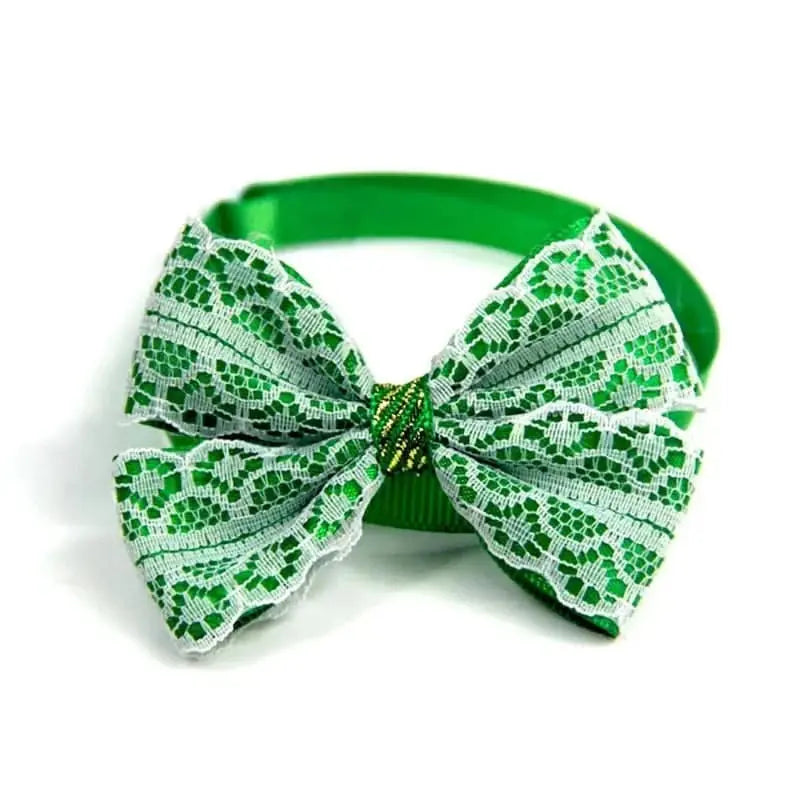 Festive Pet Bowtie Collar