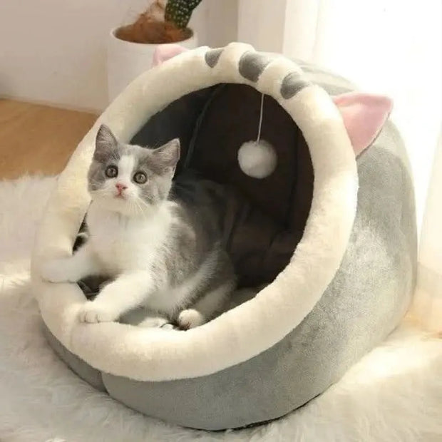 Cozy Cat Nook Semi-Enclosed House