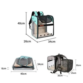 Travel in Style with the Pet Expandable Backpack!