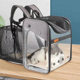 Travel in Style with the Pet Expandable Backpack!