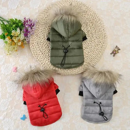 Chic Hooded Canine Coat