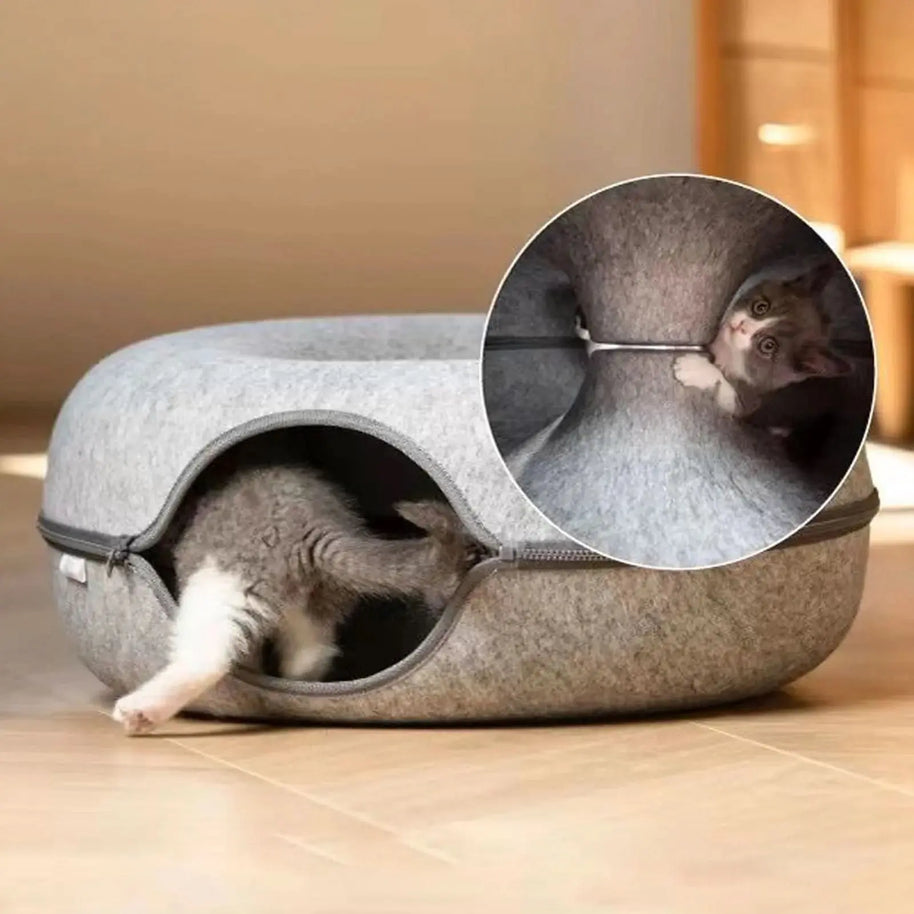 Fuzzy Fun Pet Tunnel