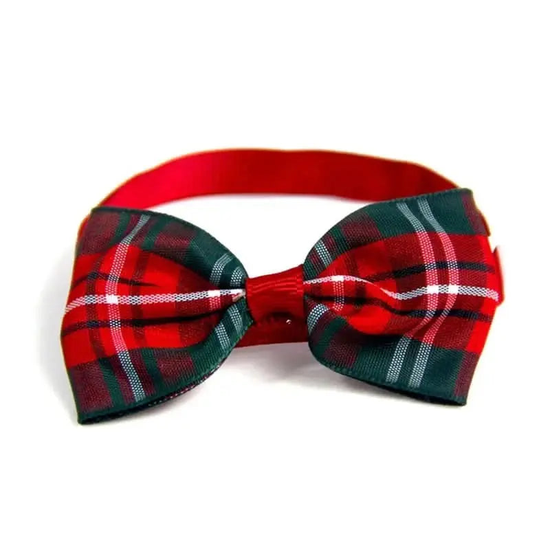 Festive Pet Bowtie Collar