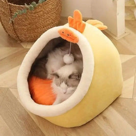 Cozy Cat Nook Semi-Enclosed House