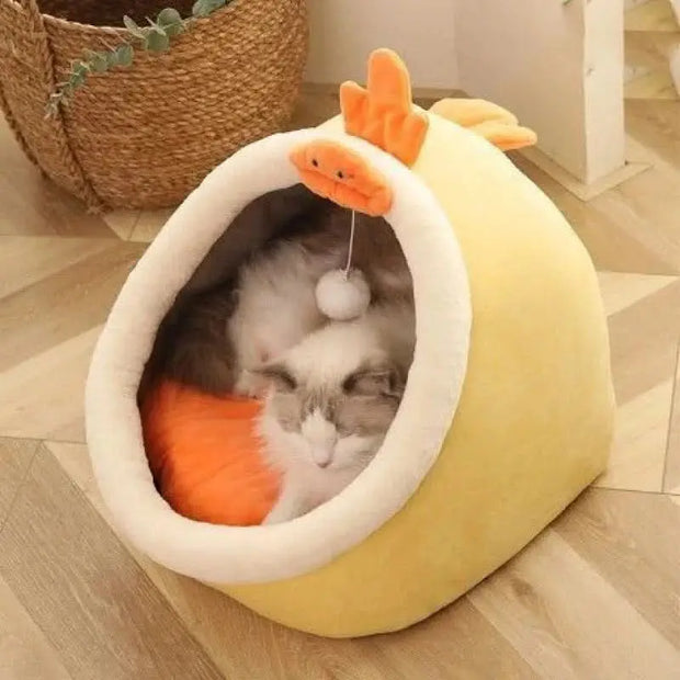 Cozy Cat Nook Semi-Enclosed House