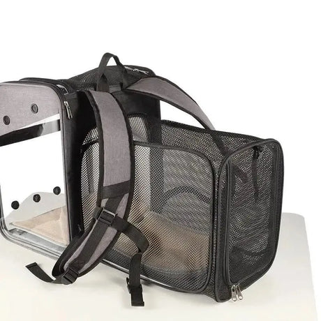 Travel in Style with the Pet Expandable Backpack!