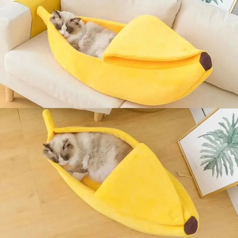 Eco-Friendly Banana Pet Bed