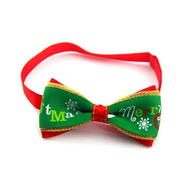 Festive Pet Bowtie Collar